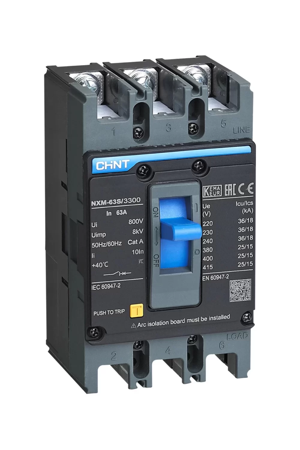 NXM-63S/3300 40A 3 Kutuplu Sabit TMŞ